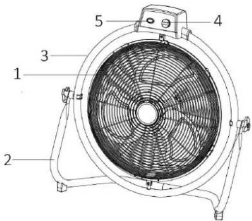 Emerio FN114791 - BESKRIVNING AV DELAR - 1