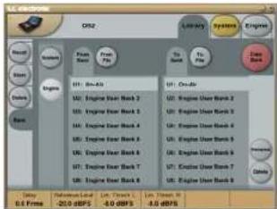 TC ELECTRONIC DB2 - Via la Page Library/Bank, vous pouvez: - 1