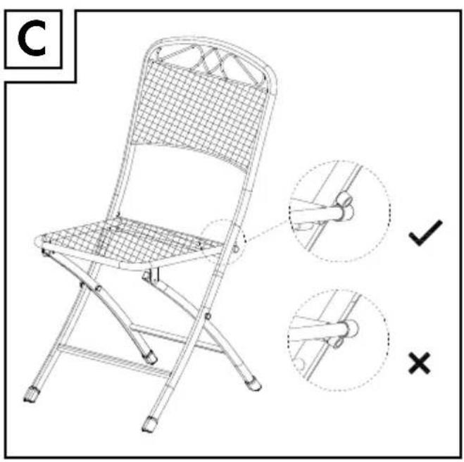 FLORABEST HG05697 - STRECKMETALL-BISTROMÖBEL-SET / MESH BISTRO TABLE AND CHAIRS SET / TABLE ET CHAISES STYLE BISTRO EN MÉTAL DÉPLOYÉ - 2