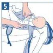 JANE Revolution - BEBÉ COM REDUTOR / PROTECTOR CERVICAL / SEM ASSENTO RÍGIDO - ATÉ 9 KG. ALÇAS CRUZADAS - 14