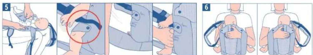 JANE Revolution - BABBINO CON RIDUTTORE / PROTEZIONE CERVICALE / SENZA SEGGIOLINO RIGIDO - FINO A 9 KG. BRETELLE DritTE - 3