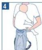 JANE Revolution - BABY RUCKENPOSITION MIT ODER OHNE SITZ - BIS 18 KG. - 10