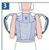 JANE Revolution - BEBÉ POSICÇÃO COSTAS COM ASSENTO OU SEM ASSENTO - ATÉ 18 KG. - 7