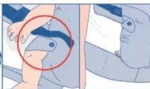 JANE Revolution - BABY MIT VERKLEINERER / NACKENSCHUTZ / OHNE FESTEN SITZ - BIS 9 KG.   GERADE TRÄGER - 14