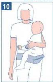 JANE Revolution - VERWENDUNG IHRES BABYTRAGERUCKSACKS JE NACH GEWICH T IHRES KINDES - 10