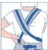 JANE Revolution - BEBÉ AVEC RÉDUCTEUR / PROTECTEUR CERVICAL / SANS SIÉGE RIGIDE - JUSQU'À 9 KG. BRETELLES CROISEES - 19
