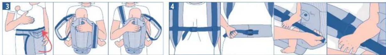 JANE Revolution - BEBÉ POSICÇÃO FREnte COM ASSENTO OU SEM ASSENTO RÍGIDO - ATÉ 18 KG - 2