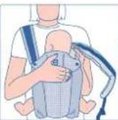 JANE Revolution - BEBÉ COM REDUTOR / PROTECTOR CERVICAL / SEM ASSENTO RÍGIDO - ATÉ 9 KG. ALÇAS CRUZADAS - 19