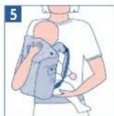 JANE Revolution - BABY RUCKENPOSITION MIT ODER OHNE SITZ - BIS 18 KG. - 11