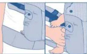 JANE Revolution - BEBÉ AVEC RÉDUCTEUR / PROTECTEUR CERVICAL / SANS SIÉGE RIGIDE - JUSQU'À 9 KG. BRETELLES CROISEES - 15