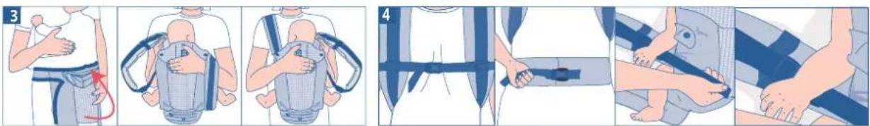 JANE Revolution - BABBINO IN POSIZIONE FRONTALE CON O SENZA SEGGIOLINO RIGIDO - FINO A 18 KG. - 2