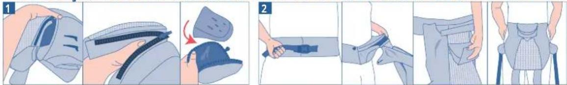 JANE Revolution - BEBÉ POSICÇÃO COSTAS COM ASSENTO OU SEM ASSENTO RÍGIDO - ATÉ 18 KG - 1