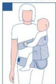 JANE Revolution - VERWENDUNG IHRES BABYTRAGERUCKSACKS JE NACH GEWICH T IHRES KINDES - 7