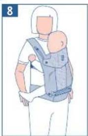 JANE Revolution - VERWENDUNG IHRES BABYTRAGERUCKSACKS JE NACH GEWICH T IHRES KINDES - 8