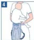 JANE Revolution - BEBÉ POSICÇÃO COSTAS COM ASSENTO OU SEM ASSENTO - ATÉ 18 KG. - 9