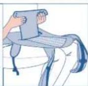 JANE Revolution - BABY MIT VERKLEINERER / NACKENSCHUTZ / OHNE FESTEN SITZ - BIS 9 KG.   GERADE TRÄGER - 10