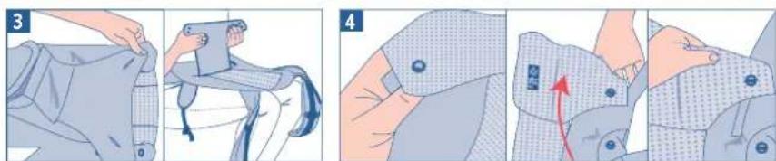 JANE Revolution - BABBINO CON RIDUTTORE / PROTEZIONE CERVICALE / SENZA SEGGIOLINO RIGIDO - FINO A 9 KG. BRETELLE DritTE - 2