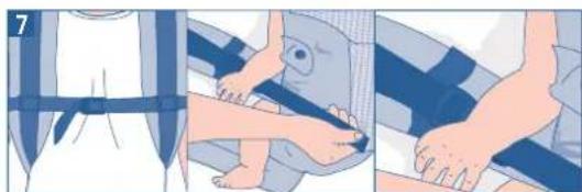 JANE Revolution - BABBINO CON RIDUTTORE / PROTEZIONE CERVICALE / SENZA SEGGIOLINO RIGIDO - FINO A 9 KG. BRETELLE DritTE - 4