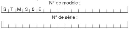 Sun Joe STM30E - Numéros de modèle et de série - 1