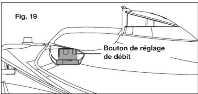 Sun Joe STM30E - Réglage du débit - 1