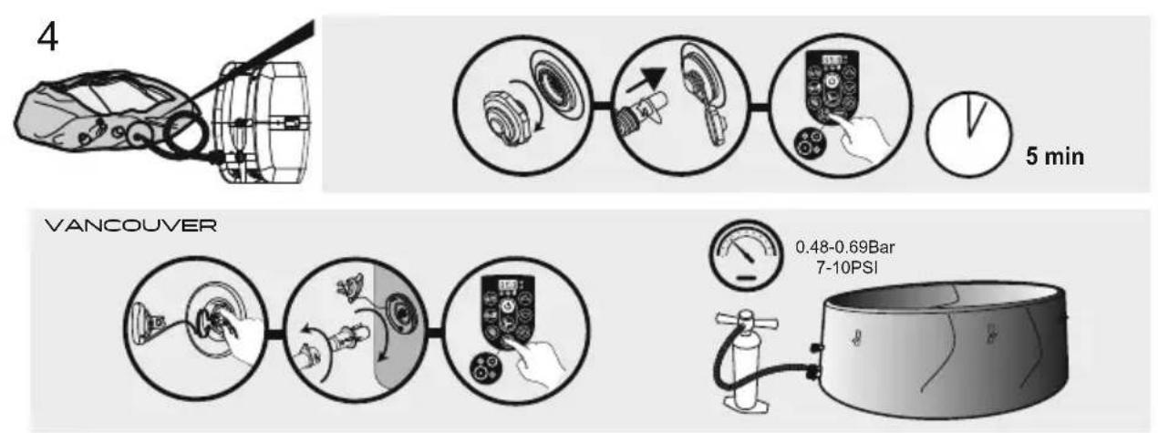 BESTWAY LayZSpa 60027 - SET-UP INSTRUCTION IN WINTER - 5