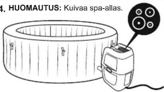 BESTWAY LayZSpa 60027 - SPA-ALTAAN TYHJENTÄMINEN - 3