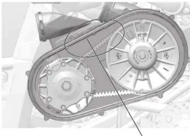POLARIS General 1000 (2017) - Système de transmission variable POLARIS (PVT) Remplacement de la courroie/enlèvement des débris - 3