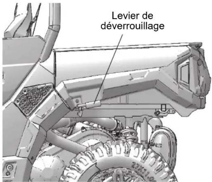 POLARIS General 1000 (2017) - Déversement de la benne de chargement - 1