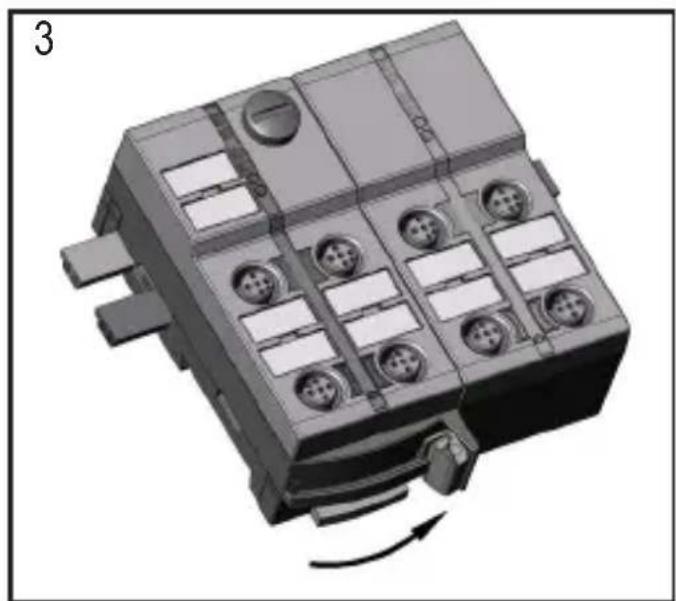 IFM AC5204 - Orientation du cable plat à la livraison - 2