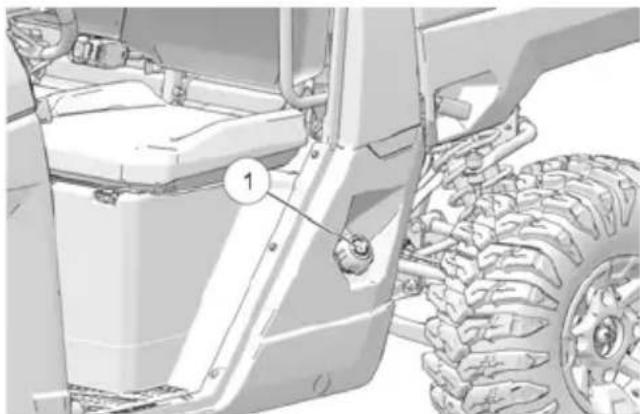 POLARIS Ranger XP 1000 EPS (2020) - BOUCHON DU RÉSERVOIR DE CARBURANT - 1