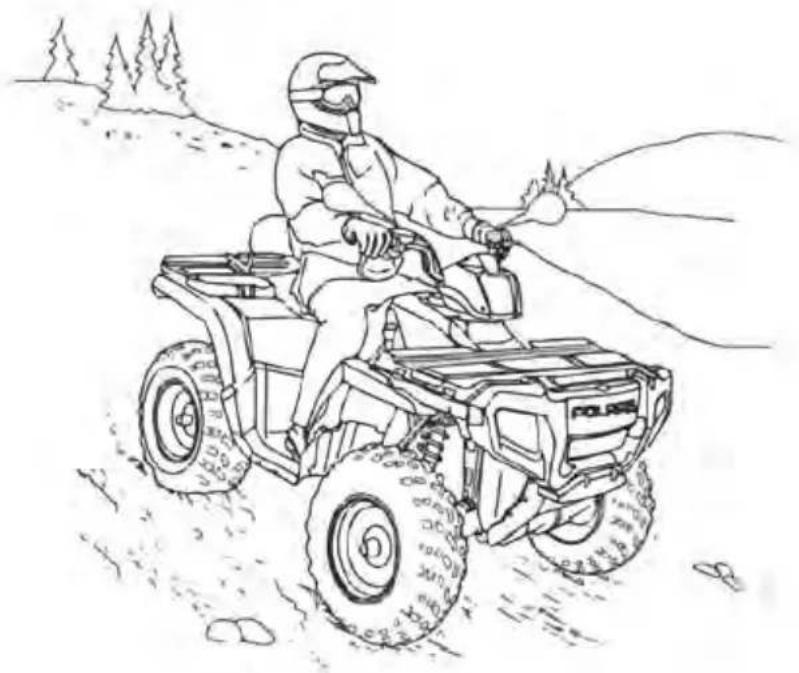 POLARIS Sportsman X2 570 EPS (2021) - DESCENTE DE PENTE - 1