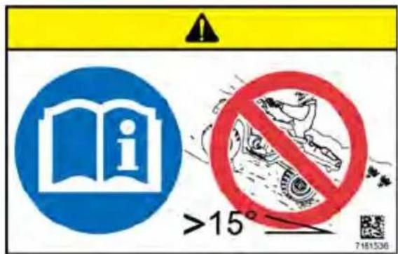 POLARIS Sportsman X2 570 EPS (2021) - AVERTISSEMENT DE CONDUITE SUR PENTES (7181536) - 1