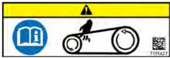 POLARIS Sportsman X2 570 EPS (2021) - AVERTISSEMENT CONCERNANT LE COUVERCLE D'EMBRAYAGE (7181427) - 1