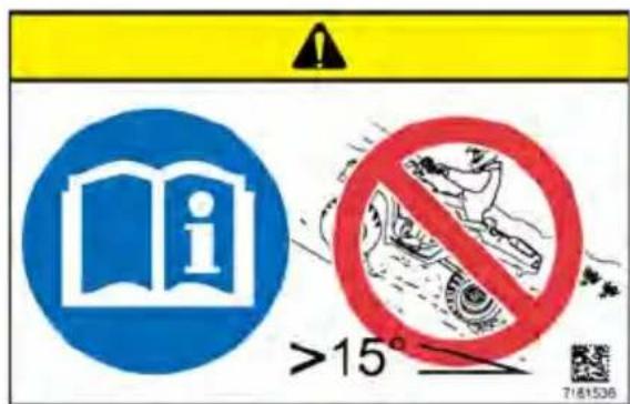 POLARIS Sportsman X2 570 EPS (2021) - AVERTISSEMENT DE CONDUITE SUR PENTES (7181536) - 1