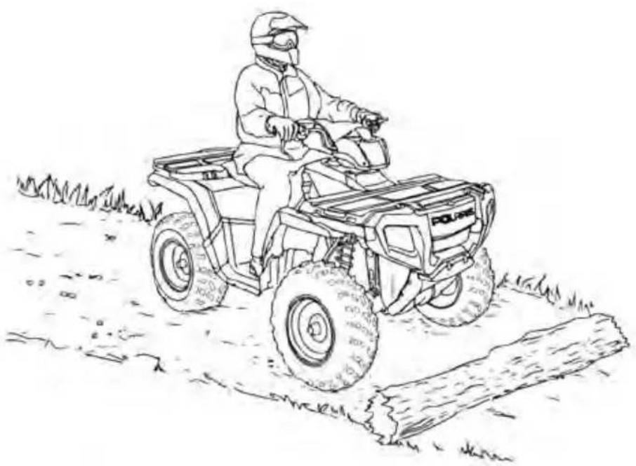 POLARIS Sportsman X2 570 EPS (2021) - CONDUITE SUR DES OBSTACLES - 1