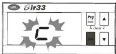 Carel ir33 - Test écran et clavier lors de la mise en fonctionnement - 3