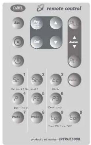 Carel ir33 - Télécommande (code IRTRUES000) - 1