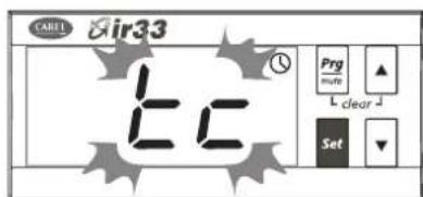 Carel ir33 - Configuration de la date/heure courante - 2