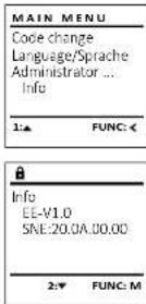 Burg Wächter CombiLine CL 410 E - Valikko Tiedoksi/Jarjestelmaitedot - 1