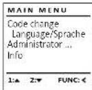 Burg Wächter CombiLine CL 410 E - MenuJazyk/Language - 1