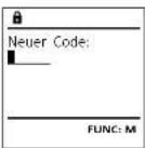 Burg Wächter CombiLine CL 410 E - Ködvältozatās menu - 2