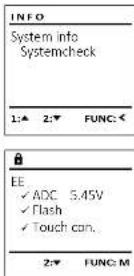 Burg Wächter CombiLine CL 410 E - Menu Info/Controllo delsystem - 1