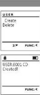 Burg Wächter CombiLine CL 410 E - Meniul Administrator/Utilizator/Creare - 1