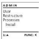 Burg Wächter CombiLine CL 410 E - Meniul Administrator / Setup - 1