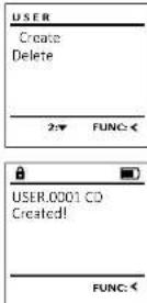 Burg Wächter CombiLine CL 410 E - Menu Administrator/Gebruiker/Aanmake - 1