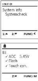 Burg Wächter CombiLine CL 410 E - Menu Info/Systememcontrol - 1