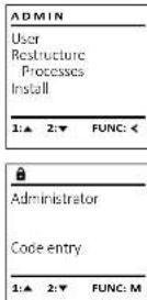 Burg Wächter CombiLine CL 410 E - Valikko Järjestalmänvalvoja / Asetukset - 1