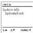 Burg Wächter CombiLine CL 410 E - Menu informacoes/Verificacao do Sistema - 1
