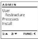 Burg Wächter CombiLine CL 410 E - Menu Správce/Reorganizace - 3