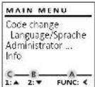 Burg Wächter CombiLine CL 410 E - Display - 1
